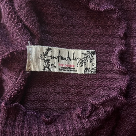 Intimately Free People Make It Easy Thermal, Mock Neck, Long Sleeves, XS - Picture 7 of 7